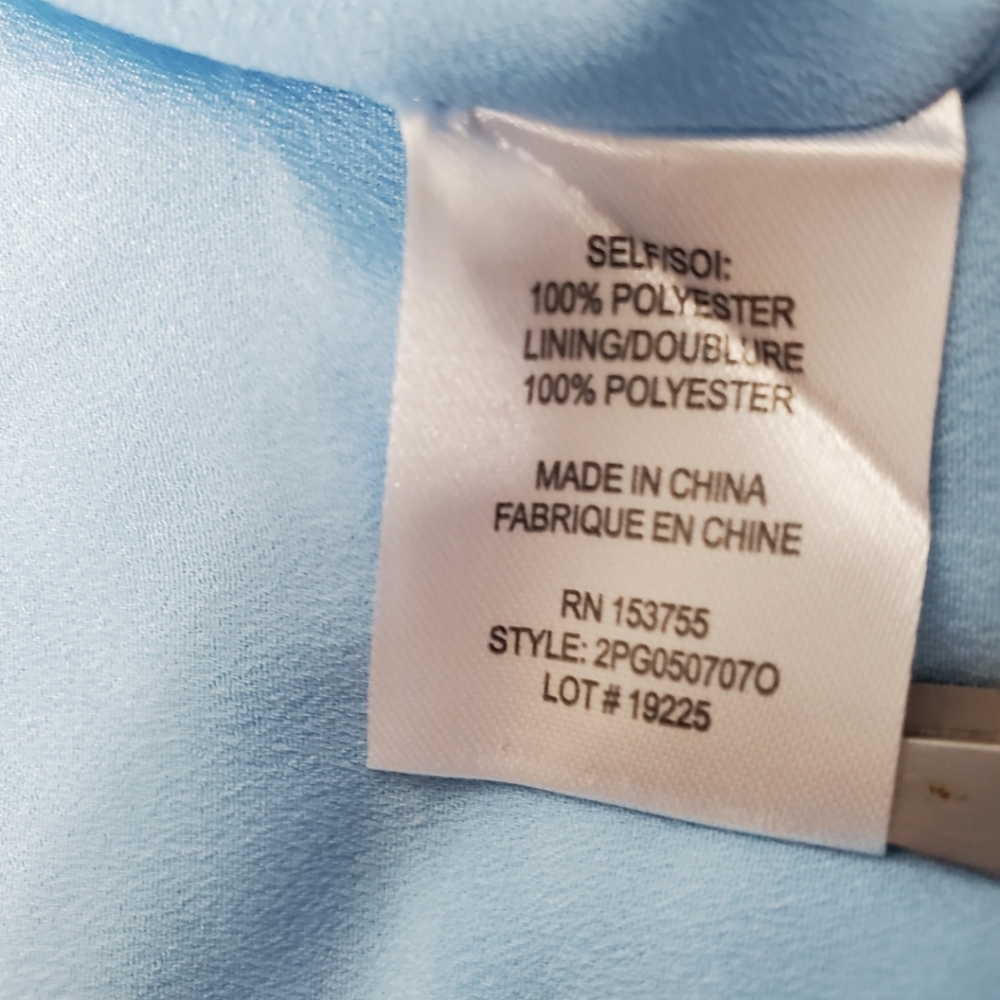 Haute Hippie Sky Blue Chiffon Hi Low Dress - Picture 11 of 11